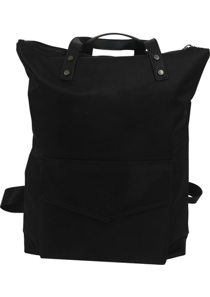 Erkek Sırt Çantası Bayan Naylon Seyahat Su Geçirmez Sırt Çantası Siyah Dizüstü Sırt Çantası Omuz Çantası (Yurt Dışından)