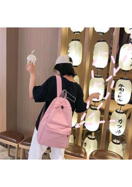 Kadın Su Geçirmez Sırt Çantası Bayan Omuz Çantası Moda Okul Çantası Kız Çocuk Sırt Çantası Seyahat Okul Çantası Siyah (Yurt Dışından) indirimleri