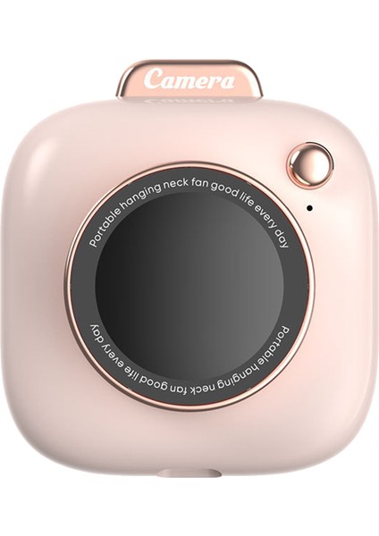 Kamera Şekli Asılı Boyun Fanı Taşınabilir Mini USB Şarj Edilebilir Dilsiz Yaz Küçük Hava Soğutucu Pembe (Yurt Dışından) indirimleri
