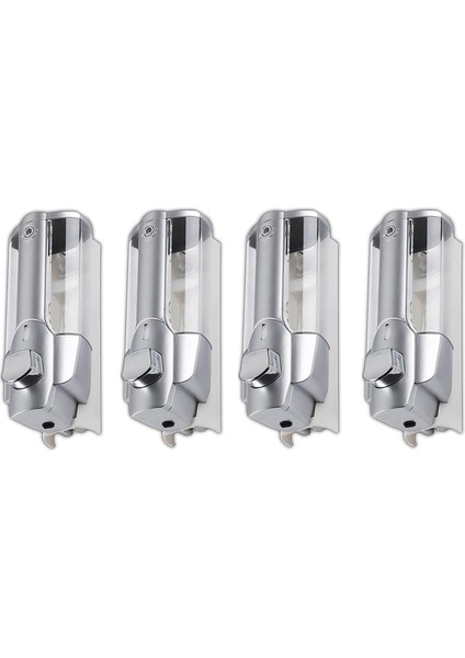 4x Sabunluk, El Dispenseri Duvara Monte, El Jeli Dispenseri Manuel 350ML, Duş Jeli (Yurt Dışından)