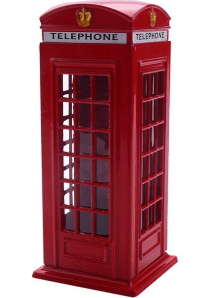 3x Metal Kırmızı Ingiliz Ingilizcesi Londra Telefon Kulübesi Bankası Kumbara Tasarruf Potu Kumbara Kırmızı Telefon Kulübesi Kutusu 140X60X60MM (Yurt Dışından) fiyatları