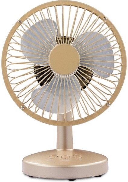 USB Şarj Iki Hız Ayarlanabilir Elektrikli Fan Masaüstü Mini Öğrenci Yurdu Ev Fanı, D (Yurt Dışından) indirimleri