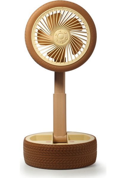 Fanlı Masa Lambası USB Akıllı Uzaktan Kumanda Işığı Mini Katlanır Geri Çekilebilir Ev Gece Kahverengi (Yurt Dışından) indirimleri