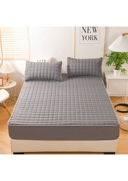 Kalın Kapitone Çarşaf Yatak Örtüsü Yumuşak Nefes Alabilir Elastik Çarşaf Derin Cep Nevresim Takımı -180X200CM (Yurt Dışından) modelleri