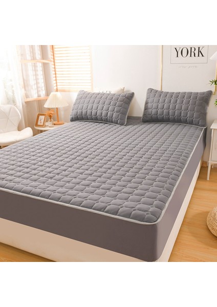 Kalın Kapitone Çarşaf Yatak Örtüsü Yumuşak Nefes Alabilir Elastik Çarşaf Derin Cep Nevresim Takımı -180X200CM (Yurt Dışından) indirimleri