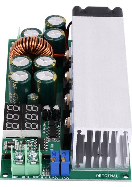 DC12-80V 20A Adım Aşağı Güç Modülü Akım Sabit Gerilim Gerilim Akım Göstergesi 600W Buck Dönüştürücü Modülü (Yurt Dışından)