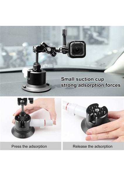 Vantuz Montajı ve Sihirli Kol, Hero 11/10/9/8 Eylem Kamera Montaj Braketi ile Uyumlu 3 Inç Çift Dönebilen Ballheads (Yurt Dışından) indirimleri