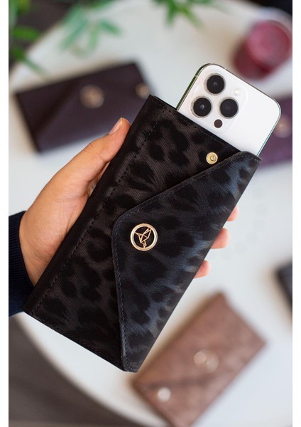 Envelope Telefon ve Bozuk Para Bölmeli Zarf Model Kadın Cüzdan