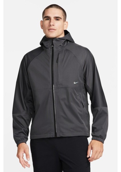 Axis Perfomance System Storm Fit Adv Jacket Erkek Yürüyüş Koşu Ceketi Anrasit Siyah