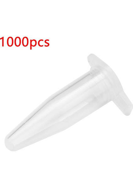 1000 Adet 0.2ml Yuvarlak Tabanlı Santrifüj Tüpleri, Ekli Kapaklı Şeffaf Beyaz (Yurt Dışından)