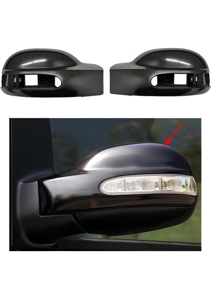 Araba Sol Dikiz Aynası Kapağı Trim Kiti W639 2003-2010 A6398110461 ile Uyumlu (Yurt Dışından) modelleri