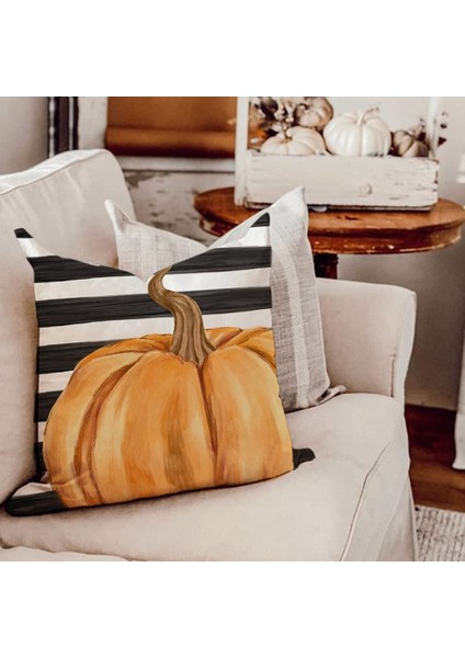 Güz Dekor Yastık Kapakları 16X16 Inç 4 Set Açık Sonbahar Yastıklar Dekoratif Yastıklar Atmak Çiftlik Evi Minder Kapakları (Yurt Dışından)
