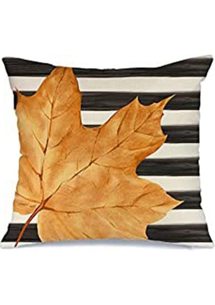 Güz Dekor Yastık Kapakları 16X16 Inç 4 Set Açık Sonbahar Yastıklar Dekoratif Yastıklar Atmak Çiftlik Evi Minder Kapakları (Yurt Dışından)