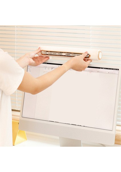 Bladeless Monitör Ekranı Fanı Hava Soğutucu USB Şarj Edilebilir Taşınabilir Fanlar B (Yurt Dışından)