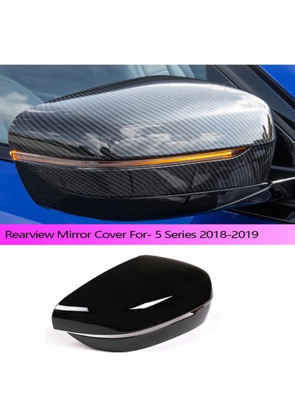 1 Çift Dikiz Aynası Kapağı Abs Yan Kanat Ayna Kapakları 5 Serisi 2018-2019 ile Uyumlu (Yurt Dışından) fiyatları