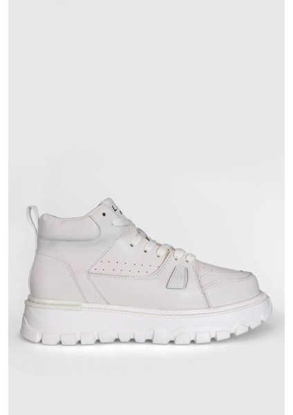 111230236 Seth Casual Boğazlı Erkek Deri Sneaker Ayakkabı