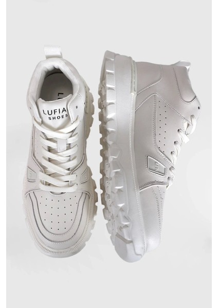 111230236 Seth Casual Boğazlı Erkek Deri Sneaker Ayakkabı