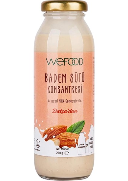 Badem Sütü Konsantresi 240 gr