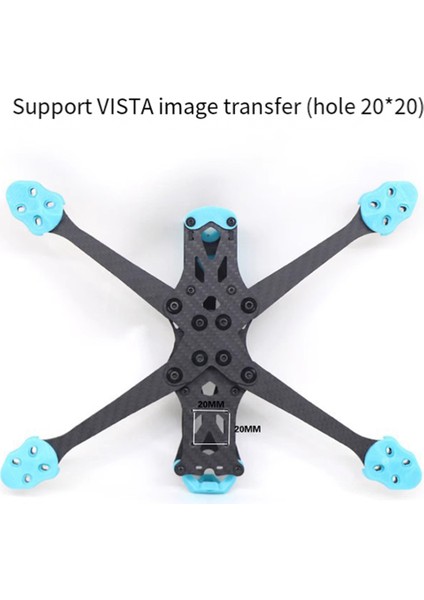 Apex Hd 5 Inç Hd5 Quadcopter Çerçevesi + 3D Baskılı Parça Kiti 5.5mm Kol Karbon Fiber ile Uyumlu Fpv Rc Yarış Drone ile Uyumlu (Yurt Dışından) indirimleri
