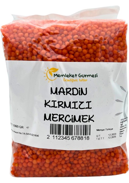 Mardin Kırmızı Mercimek 1000 gr