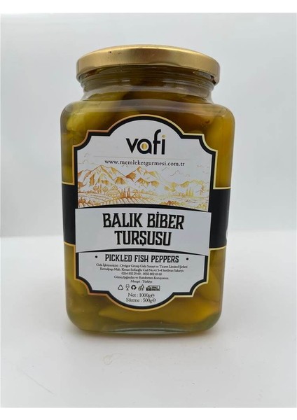 Turşu Serisi Balık Biber Turşusu 1000cc-500gr
