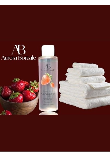 Aurora Boreale Çilek Aromalı Masaj Yağı 150 ml