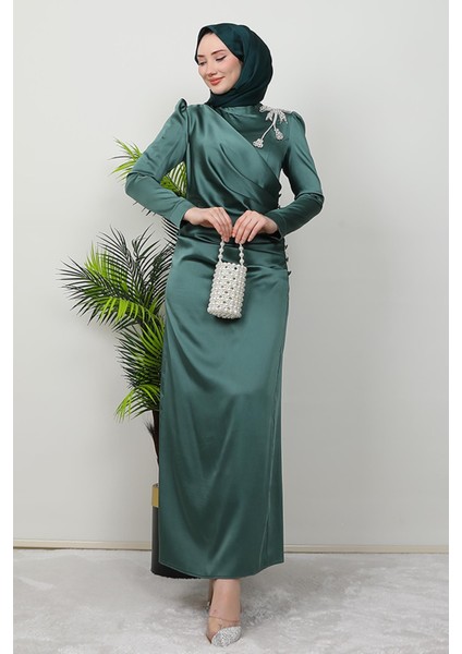 Seçil Fiyonk Abiye Koyu Mint fırsatları