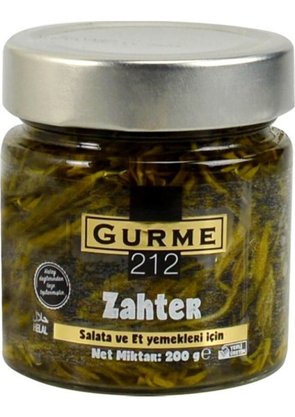 GURME212 Zeytinyağlı Zahter 200 gr