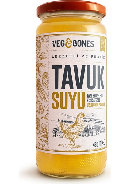 Veg Bones Tavuk Suyu 480 ml