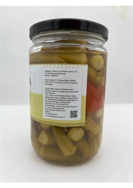 Turşu Serisi Bamya Turşusu 1000cc-500gr