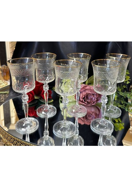 Bohemıa Grace Kesme 250 ml Ayaklı Bardak 6'lı 2766 - Pramıt