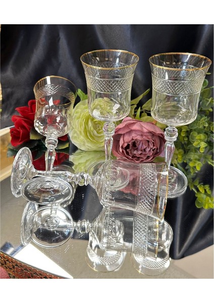 Bohemıa Grace Kesme 250 ml Ayaklı Bardak 6'lı 2766 - Pramıt fiyatları