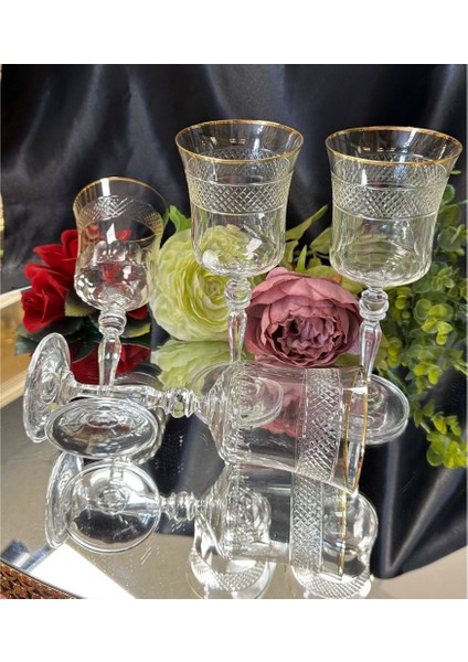 Bohemıa Grace Kesme 250 ml Ayaklı Bardak 6'lı 2766 - Pramıt indirimleri