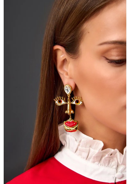 Face Büyük Kadın Küpe