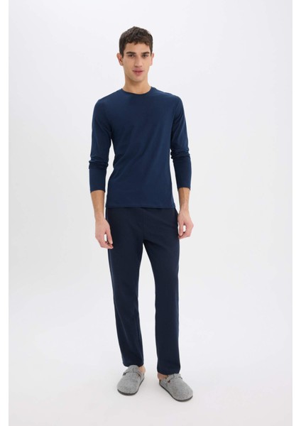 Slim Fit Dar Kesim Bisiklet Yaka Uzun Kollu Üst Z2771AZ25SP