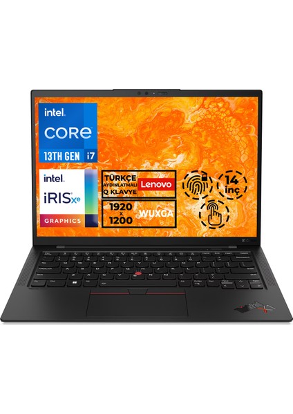 Thinkpad X1 Carbon Gen 11 Intel Core I7-1355U 32GB 4tb SSD 14" Wuxga 4g W11P Dokunmatik Laptop 21HNS224TTX005