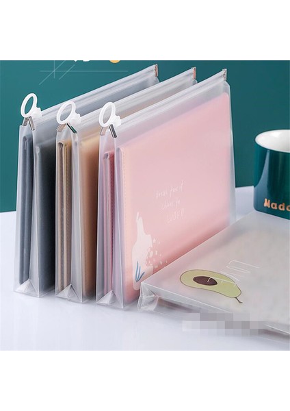 B5 Stili B5 A4 A5 A6 Şeffaf Dosya Çantası Ofis Dosya Tutucu Okul Klasör Fermuarlı Kılıf Döngülü Çekmeceli Organizer Kırtasiye Masaüstü Depolama (Yurt Dışından) fiyatları