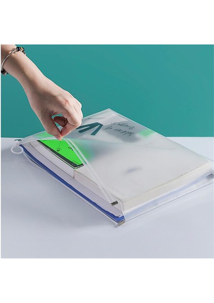 B5 Stili B5 A4 A5 A6 Şeffaf Dosya Çantası Ofis Dosya Tutucu Okul Klasör Fermuarlı Kılıf Döngülü Çekmeceli Organizer Kırtasiye Masaüstü Depolama (Yurt Dışından) modelleri