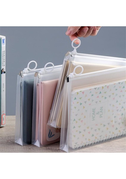 B5 Stili B5 A4 A5 A6 Şeffaf Dosya Çantası Ofis Dosya Tutucu Okul Klasör Fermuarlı Kılıf Döngülü Çekmeceli Organizer Kırtasiye Masaüstü Depolama (Yurt Dışından) indirimleri