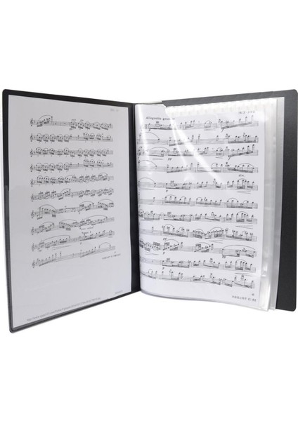 80 Sayfa A4 Müzik Kitap Klasörü Piyano Partisi Bando (Yurt Dışından)
