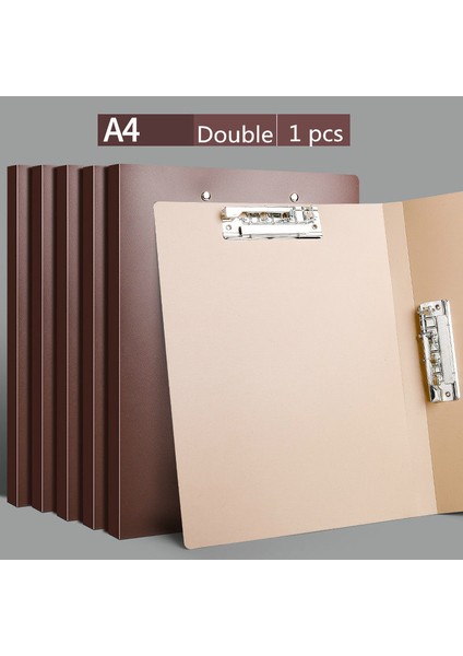 Çift Klıp-Brown02 Stili Belgeler Için Mavi Dosya Organizer A4 Tek Çift Klipsli Ofis Organizatörü (Yurt Dışından)