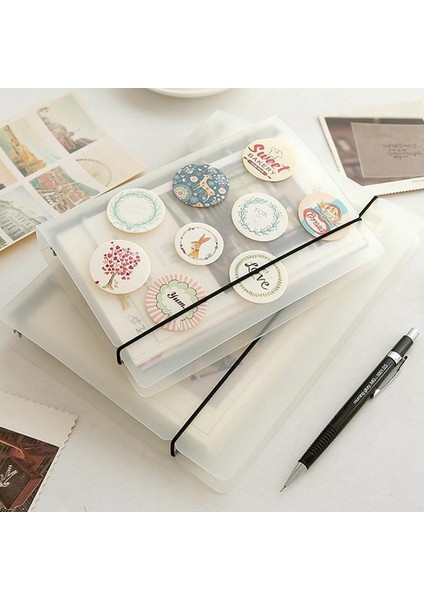 A5 Stili Yaratıcı Mat Spiral A5 A6 A7 Defter Kapağı Ayrı Takvim Kart Depolama İle Spiral Defter Ayrı Cüzdan. (Yurt Dışından)