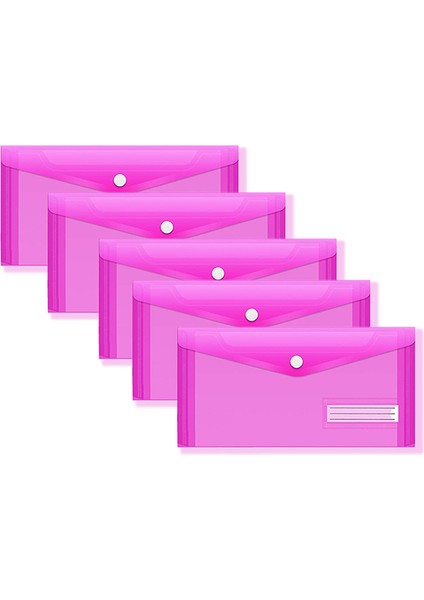Rose-5 Paket Stili 5 Paket A6 Net Zarf Dosya Kılıfı Fatura Çantası Kalem Kutusu Etiket Cebi Ile, Okul Ofis Ev Kullanımı Için A6 Zarf Dosya Kılıfı - E-Ticaret Başlığı (Yurt Dışından)