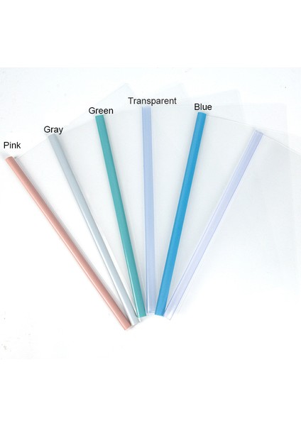 Yeşil Stil Su Damlası A4 Şeffaf Dosya Kollu Klipler Rapor Klasörü Özgeçmiş Dosya Klip Belge Kılıfı Sunum Klasörü Iş Malzemeleri (Yurt Dışından)