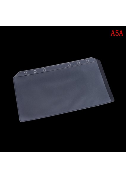 A5A Stili A5A6 Pvc Şeffaf Fermuarlı Zarf Dolgu Organizatörü Kırtasiye 6 Delik Için (Yurt Dışından)