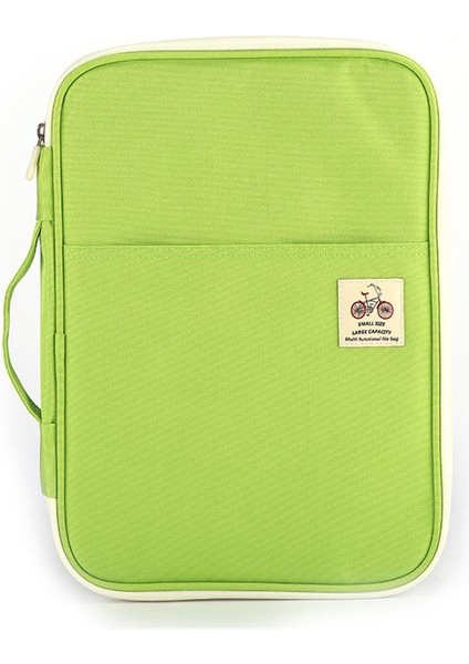 Yeşil Stil A4 Dosya Klasörü Belge Organizatörü Padfolio Çok Fonksiyonlu Kılıf Ipad Çanta Ofis Dosyalama Klasör Ürün Depolama Kırtasiye (Yurt Dışından)