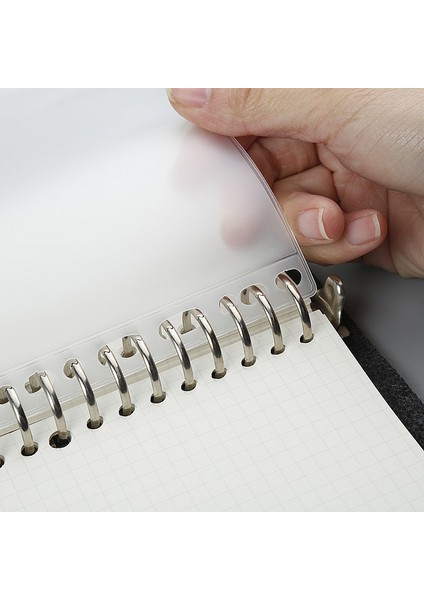 A7 8 Adet Tarzı 6 Halkalı Defter Dosyaları Raporlar Binder Için Pratik Temiz Pvc A5 A6 A7 Dosya Cebi Net Fermuarlı Klasörler (Yurt Dışından)