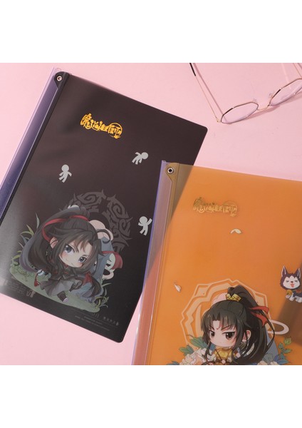 Wei Wux Tarzı Anime Mo Dao Zu Shi A4 Klasör Wei Wuxian, Lan Wangji Karikatür Figür Ofis Klasörü Kırtasiye (Yurt Dışından)