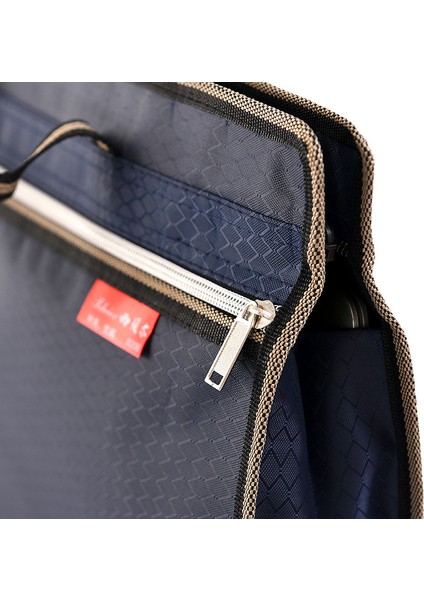 Wjb-Fy62 Stili Moda Tuval Taşınabilir Dosya Çantası Çift Fermuar Doküman Çantaları Veri Doküman Ofis Depolama Çantası El Çantası Yüksek Kapasite (Yurt Dışından) fırsatları