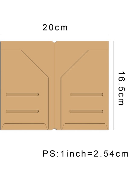 Taşınabilir 165X200Mm Stili Kraft Kağıt Dosya Tutucu Seyahat Günlüğü Defter Planlayıcı Aksesuarlar Düzenli Pasaport Boyutu Kart Tutucu Cep Depolama Kırtasiye (Yurt Dışından)
